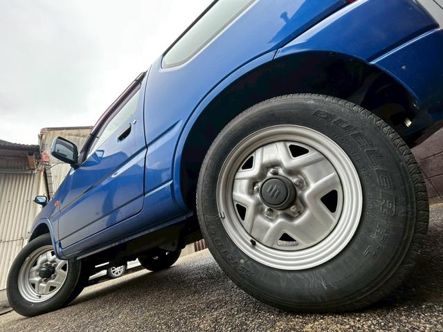 ジムニー ＸＧ　５速マニュアル車　６型　４ＷＤ　ラジオ　キーレス　ＥＴＣ　マニュアルエアコン　トランスファースイッチ　１６インチ鉄チン　パールメタリックカシミールブルー（68枚目）