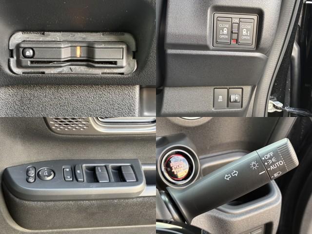 N-BOXカスタム ターボ リア左右パワースライドドア 運転席&助手席シートヒーター マルチビューカメラシステム パドルシフト 左右独立式リアセンターアームレスト シートバックテーブル 本革巻ス(6枚目)