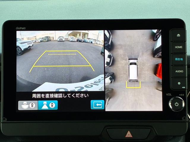 N-BOXカスタム ターボ リア左右パワースライドドア 運転席&助手席シートヒーター マルチビューカメラシステム パドルシフト 左右独立式リアセンターアームレスト シートバックテーブル 本革巻ス(13枚目)
