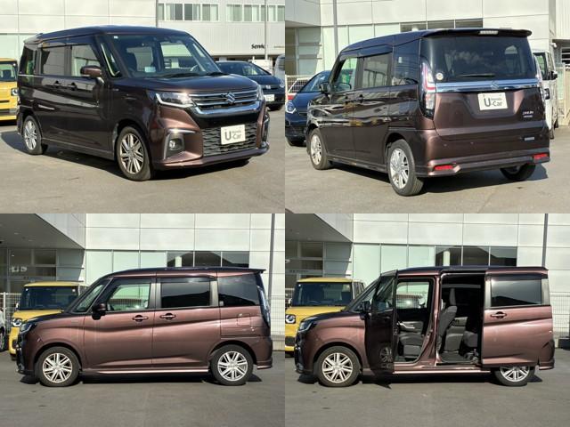 ソリオ ハイブリッドＭＺ　軽自動車　ＨＹＢＲＩＤＭＺ全方位モニター付メモリーナビ装着車　デュアルカメラブレーキサポート　運転席・助手席・サイド・カーテン（2枚目）