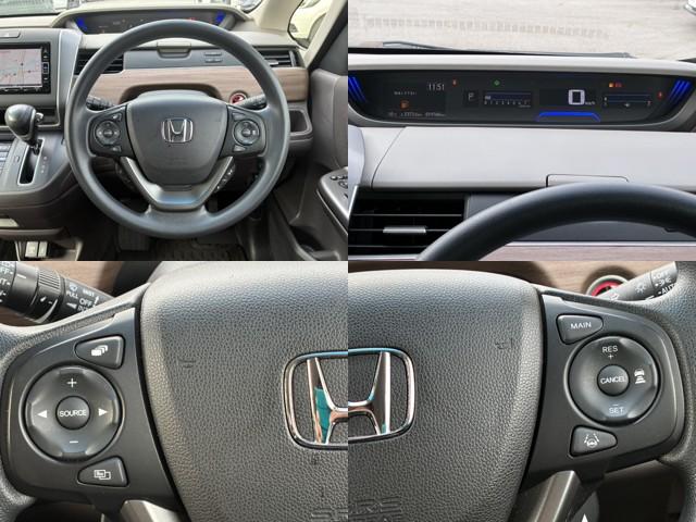 フリード Ｇ・ホンダセンシング　リア両側パワースライドドア　センターテーブル　オートリトラミラー　	Ｃパッケージ　ＥＴＣ車載器（ナビ連動）　運転席＋助手席シートヒーター　ロールサンシェード（4枚目）