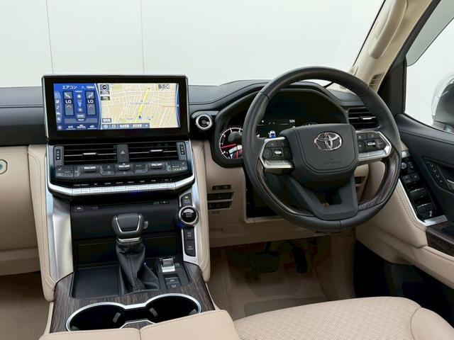 ランドクルーザー ＺＸ　【ディーゼル車】　内装ベージュ　カラードフェンダー付きモデリスタエアロ　１２．３インチＪＢＬナビ　　リアエンターテイメントシステム　空気圧センサー　電動デフロック　ブラックルーフレール　　純正２０ＡＷ（41枚目）