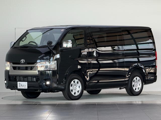 ハイエースバン ロングスーパーＧＬ　ダークプライムＳ　【ディーゼル車】デジタルインナーミラー　パノラミックビューモニター対応　両側電動パワースライドドア　ＬＥＤヘッドライト　ＡＣ１００Ｖ　プッシュスタート　２０ｔｈ記念スカッフプレート　純正１５インチＡＷ（8枚目）