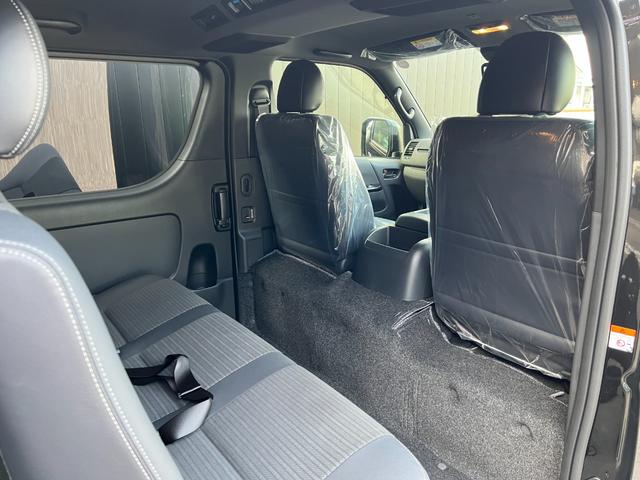 ハイエースバン ロングスーパーGL ダークプライムS 【ディーゼル車】 デジタルインナーミラー付き パノラミックビューモニター対応 両側電動パワースライドドア LEDヘッドライト AC100V プッシュスタート 20th記念スカッフプレート 純正15AW(36枚目)