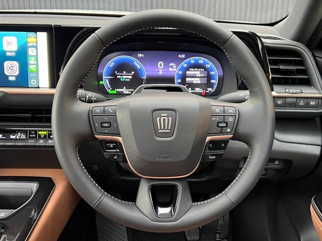 クラウンスポーツ Ｚ　【内装ブラウン】　１２．３型コネクトナビ　パノラミックビューモニター　ブラインドスポットモニター　パノラマルーフ　レーダークルーズコントロール　パワーバックドア　ステリングヒーター　純正２１インチＡＷ（46枚目）