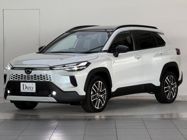 カローラクロス ハイブリッド Z 【パノラマルーフ付き】 10.5インチコネクトナビ パノラミックビューモニター ブラインドスポットモニター 置くだけ充電 ステアリングヒーター アクセサリーコンセント パワーバックドア 純正18AW(8枚目)