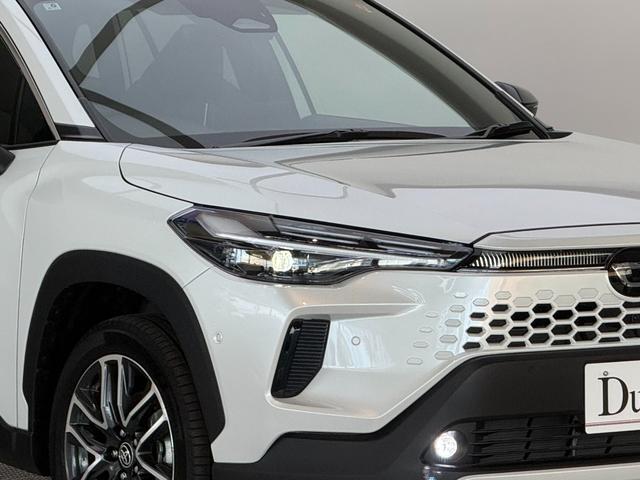 カローラクロス ハイブリッド Z 【パノラマルーフ付き】 10.5インチコネクトナビ パノラミックビューモニター ブラインドスポットモニター 置くだけ充電 ステアリングヒーター アクセサリーコンセント パワーバックドア 純正18AW(18枚目)