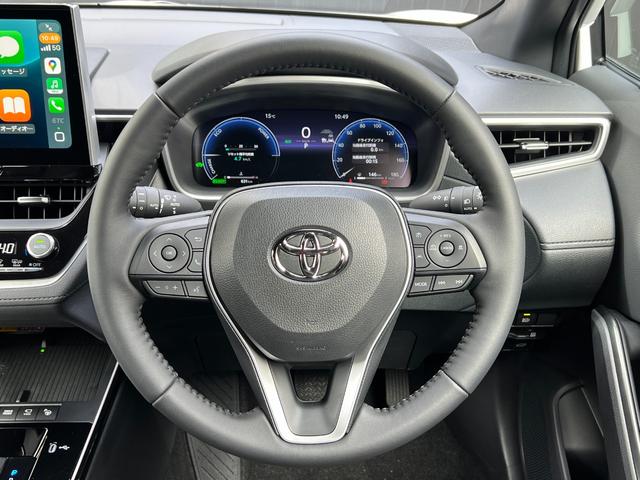 カローラクロス ハイブリッド Z 【パノラマルーフ付き】 10.5インチコネクトナビ パノラミックビューモニター ブラインドスポットモニター 置くだけ充電 ステアリングヒーター アクセサリーコンセント パワーバックドア 純正18AW(47枚目)