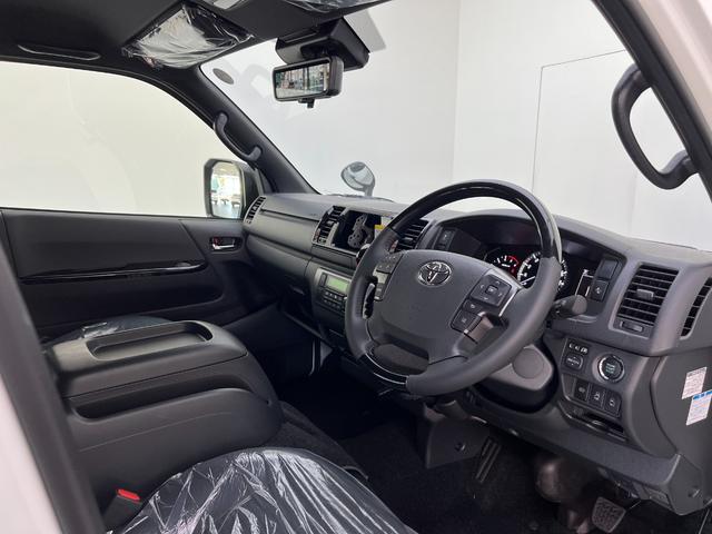 ハイエースバン ロングスーパーGL ダークプライムS 【ディーゼル車】デジタルインナーミラー パノラミックビューモニター 両側電動パワースライドドア LEDヘッドライト AC100V プッシュスタート 20th記念スカッフプレート オプション純正15AW(35枚目)