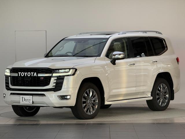 ランドクルーザー ＺＸ　【ディーゼル車】内装ベージュ　１２．３インチＪＢＬプレミアサウンド　サンルーフ　パノラミックビューモニター　寒冷地仕様　ブラインドスポットモニター　ＥＴＣ２．０　パワーバックドア　純正２０インチアルミ（8枚目）