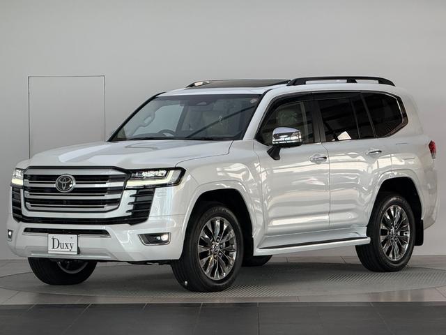 ランドクルーザー ＺＸ　【改良型モデル】　内装ベージュ　１２．３インチＪＢＬプレミアムサウンド　ブラックルーフレール　ムーンルーフ　パノラミックビューモニター　ブラインドスポットモニター　ＥＴＣ２．０　ＨＤＭＩ　純正２０ＡＷ（8枚目）