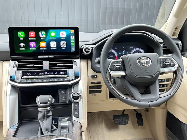 ランドクルーザー ＺＸ　【改良型モデル】　内装ベージュ　１２．３インチＪＢＬプレミアムサウンド　ブラックルーフレール　ムーンルーフ　パノラミックビューモニター　ブラインドスポットモニター　ＥＴＣ２．０　ＨＤＭＩ　純正２０ＡＷ（37枚目）