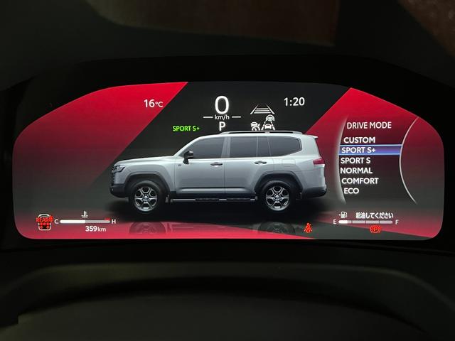 ランドクルーザー ＺＸ　【改良型モデル】　内装ベージュ　１２．３インチＪＢＬプレミアムサウンド　ブラックルーフレール　ムーンルーフ　パノラミックビューモニター　ブラインドスポットモニター　ＥＴＣ２．０　ＨＤＭＩ　純正２０ＡＷ（46枚目）