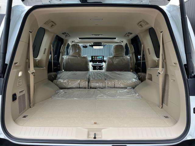 ランドクルーザー ＺＸ　【改良型モデル】　内装ベージュ　１２．３インチＪＢＬプレミアムサウンド　ブラックルーフレール　ムーンルーフ　パノラミックビューモニター　ブラインドスポットモニター　ＥＴＣ２．０　ＨＤＭＩ　純正２０ＡＷ（75枚目）