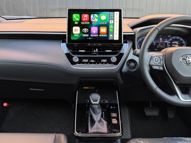 カローラクロス ハイブリッド　Ｚ　【パノラマルーフ＆置くだけ充電】　１０．５インチコネクトナビ　アダプティブハイビーム　パノラミックビューモニター　ブラインドスポットモニター　ステアリングヒーター　アクセサリーコンセント　純正１８ＡＷ（44枚目）