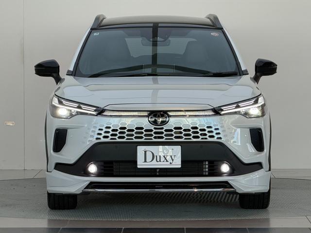 カローラクロス ハイブリッド Z 【ムーンルーフ付き】 10.5インチコネクトナビ パノラミックビューモニター ブラインドスポットモニター パワーバックドア ステアリングヒーター シートヒーター トヨタチームメイト 純正インチ19AW(4枚目)