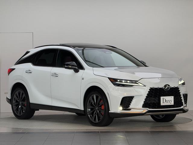 RX RX350 Fスポーツ 【マークレビンソン】 内装レッド 14型コネクトナビ パノラマルーフ デジタルミラー オレンジキャリパー 置くだけ充電 ドライブレコーダー チームメイト PVM BSM パワーバックドア 純正21AW(9枚目)