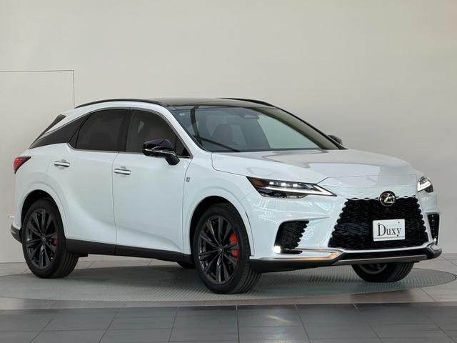 RX RX350 Fスポーツ 【改モデル】 内装レッド 14型コネクトナビ パノラマルーフ デジタルインナーミラー オレンジキャリパー 輻射ヒーター 置くだけ充電 シートメモリー PVM BSM チームメイト 純正21インチAW(9枚目)