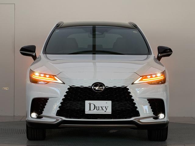 RX RX350 Fスポーツ 【改モデル】 内装レッド 14型コネクトナビ パノラマルーフ デジタルインナーミラー オレンジキャリパー 輻射ヒーター 置くだけ充電 シートメモリー PVM BSM チームメイト 純正21インチAW(14枚目)