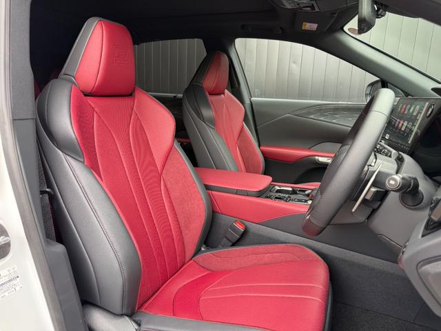 RX RX350 Fスポーツ 【改モデル】 内装レッド 14型コネクトナビ パノラマルーフ デジタルインナーミラー オレンジキャリパー 輻射ヒーター 置くだけ充電 シートメモリー PVM BSM チームメイト 純正21インチAW(46枚目)