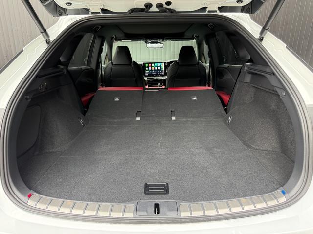 RX RX350 Fスポーツ 【改モデル】 内装レッド 14型コネクトナビ パノラマルーフ デジタルインナーミラー オレンジキャリパー 輻射ヒーター 置くだけ充電 シートメモリー PVM BSM チームメイト 純正21インチAW(74枚目)