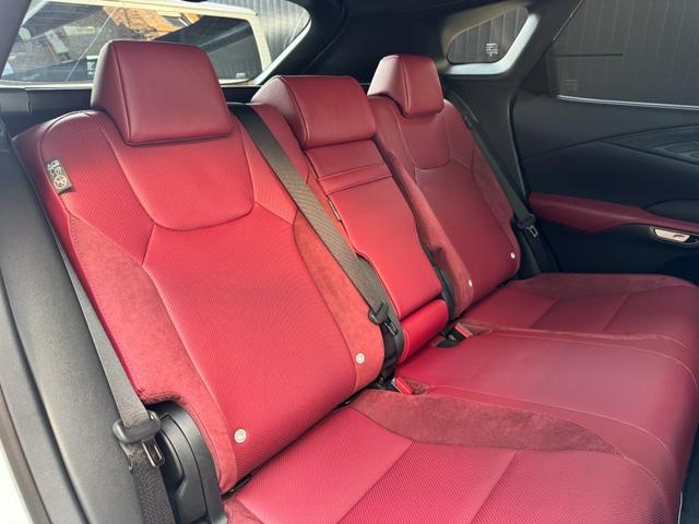 RX RX350 Fスポーツ 【改モデル】 内装レッド 14インチコネクトナビ パノラマルーフ デジタルインナーミラー オレンジキャリパー チームメイト パノラミックビューモニター ブラインドスポットモニター 純正21インチAW(39枚目)