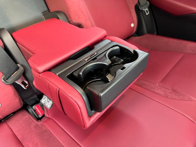RX RX350 Fスポーツ 【改モデル】 内装レッド 14インチコネクトナビ パノラマルーフ デジタルインナーミラー オレンジキャリパー チームメイト パノラミックビューモニター ブラインドスポットモニター 純正21インチAW(40枚目)