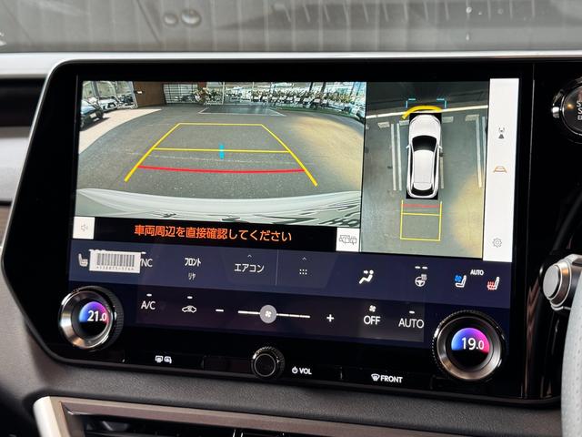 RX RX350 Fスポーツ 【改モデル】 内装レッド 14インチコネクトナビ パノラマルーフ デジタルインナーミラー オレンジキャリパー チームメイト パノラミックビューモニター ブラインドスポットモニター 純正21インチAW(54枚目)