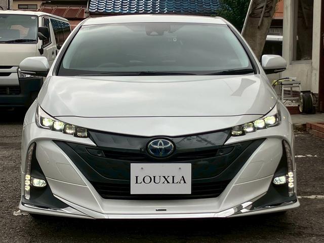 プリウスPHV A 鑑定書付き 禁煙 純正9インチナビ アラウンドビューモニター 急速充電 モデリスタフルエアロ・アルミホイールレーダークルーズコントロール ブラインドスポットモニター LEDヘッドライト シートヒーター(11枚目)