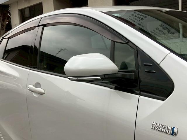 プリウスPHV A 鑑定書付き 禁煙 純正9インチナビ アラウンドビューモニター 急速充電 モデリスタフルエアロ・アルミホイールレーダークルーズコントロール ブラインドスポットモニター LEDヘッドライト シートヒーター(26枚目)