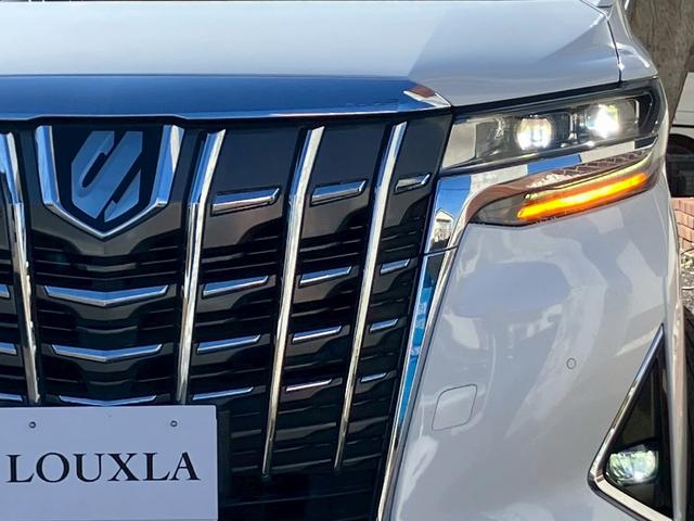 アルファード 2.5X 禁煙 両側電動スライド アルパインBIGXナビ アルパイン12.8型フリップダウンモニター レーダークルーズコントロール 障害物センサー 前後ドラレコ Wエアコン レザー調シートカバー ETC(31枚目)