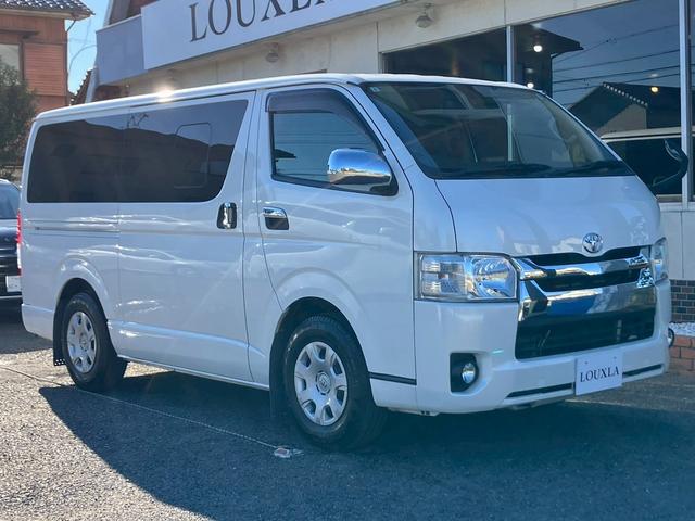 ハイエースバン ロングスーパーＧＬ　社外ナビ　バックカメラ　デジタルインナーミラー型ドラレコ　小窓付き　レザー調シートカバー　ＥＴＣ　両側スライドドア　マッドフラップ　Ｂｌｕｅｔｏｏｔｈ接続可　ターボ　ホワイトパールクリスタルシャイン（21枚目）