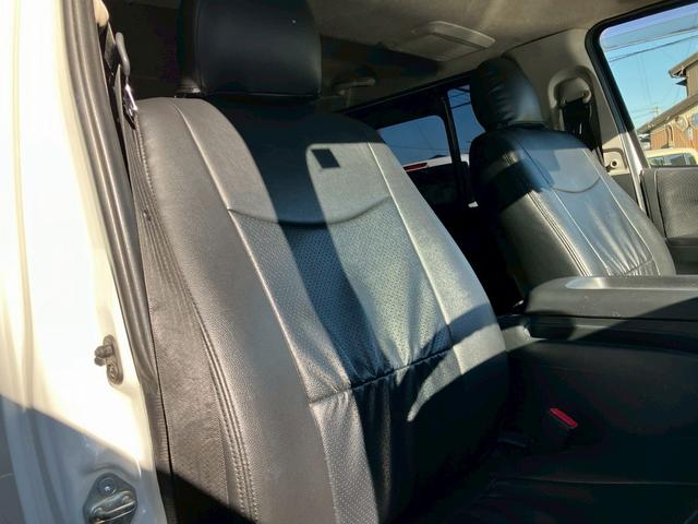 ハイエースバン ロングスーパーＧＬ　社外ナビ　バックカメラ　デジタルインナーミラー型ドラレコ　小窓付き　レザー調シートカバー　ＥＴＣ　両側スライドドア　マッドフラップ　Ｂｌｕｅｔｏｏｔｈ接続可　ターボ　ホワイトパールクリスタルシャイン（58枚目）