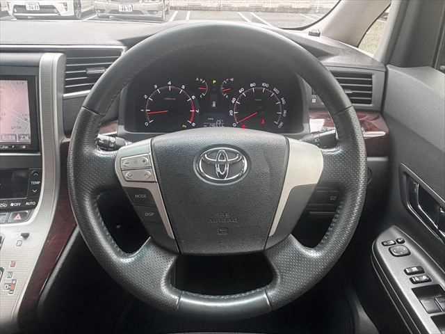 アルファード 240S 純正8インチナビ フリップダウンモニター バックカメラ Bluetooth 両側パワースライドドア フルセグテレビ HIDヘッドライト 禁煙車 クリアランスソナー スマートキー 電動格納ミラー(11枚目)