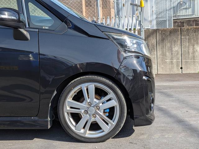 ステラ カスタムＲＳ　スマートキー　車高調ローダウン　ＩＣターボ　フルセグナビ　ＢＴオーディオ　ＥＴＣ　ドラレコ　１６インチアルミ　取説・ナビ取説　禁煙車　ＨＩＤヘッドライト＆フォグ　車検整備付き（13枚目）