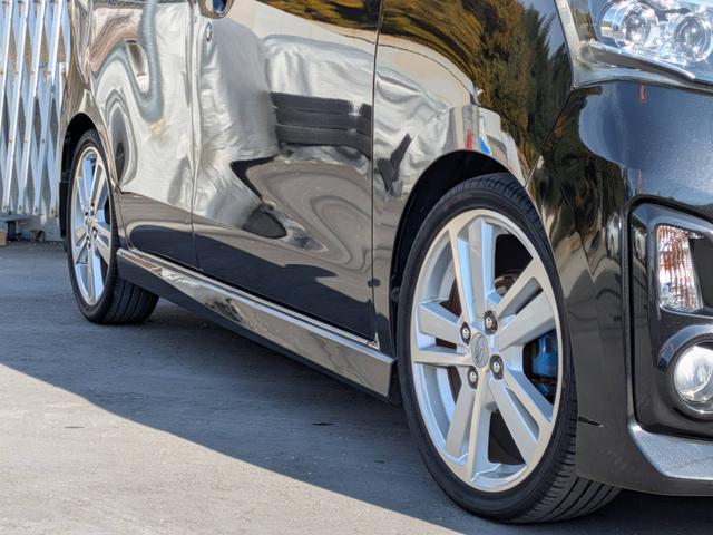 ステラ カスタムＲＳ　スマートキー　車高調ローダウン　ＩＣターボ　フルセグナビ　ＢＴオーディオ　ＥＴＣ　ドラレコ　１６インチアルミ　取説・ナビ取説　禁煙車　ＨＩＤヘッドライト＆フォグ　車検整備付き（14枚目）