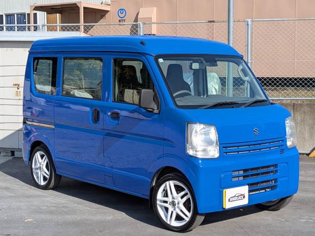 エブリイ ＰＡ　５速ＡＴ／エアコン／パワステ／キーレス／ＲＳ－Ｒローダウン／１５インチスポーツホイール＆新品タイヤ／２ＷＤ／車検Ｒ９年１１月／禁煙車／リヤ５面ミラーフィルム／禁煙車／取説完備（4枚目）