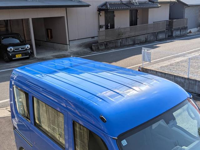 エブリイ ＰＡ　５速ＡＴ／エアコン／パワステ／キーレス／ＲＳ－Ｒローダウン／１５インチスポーツホイール＆新品タイヤ／２ＷＤ／車検Ｒ９年１１月／禁煙車／リヤ５面ミラーフィルム／禁煙車／取説完備（40枚目）