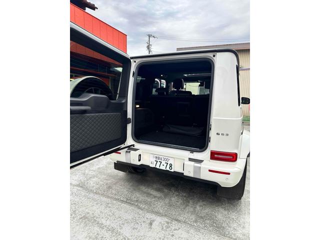 Ｇクラス Ｇ６３　ＡＭＧレザーエクスクルーシブパッケージ　４ＷＤ　ドライブレコーダー　ＥＴＣ　クリアランスソナー　オートクルーズコントロール　レーンアシスト　パワーシート　サンルーフ　オートライト　アルミホイール　スマートキー　アイドリングストップ（21枚目）