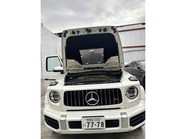 Ｇクラス Ｇ６３　ＡＭＧレザーエクスクルーシブパッケージ　４ＷＤ　ドライブレコーダー　ＥＴＣ　クリアランスソナー　オートクルーズコントロール　レーンアシスト　パワーシート　サンルーフ　オートライト　アルミホイール　スマートキー　アイドリングストップ（58枚目）