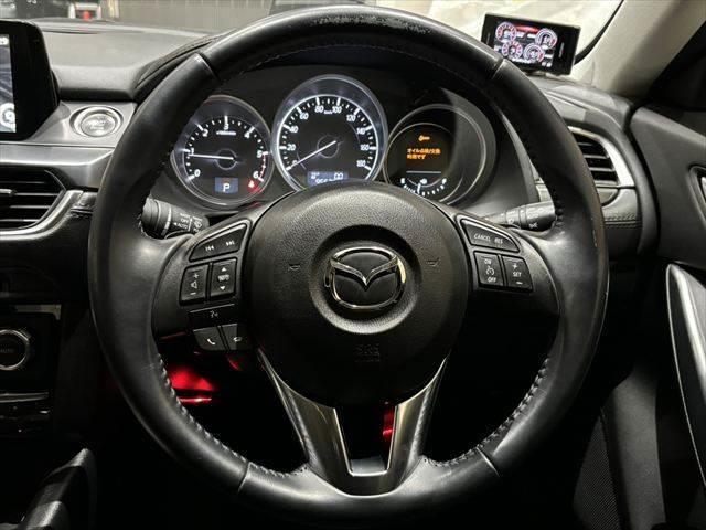 アテンザセダン XD 純正SDナビ バックカメラ ETC 禁煙車 クルーズコントロール LEDヘッドライト Bluetooth フルセグTV 衝突軽減ブレーキ 純正17インチアルミホイール スマートキー プッシュスタート(12枚目)