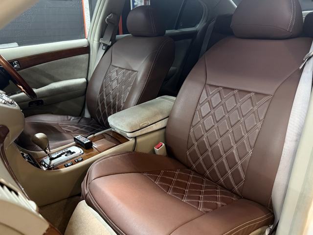 シーマ 450XV シーマ450XV LEONHARDIRITT Glaube 20インチホイール BOLD WORLDエアサス公認済 リアストレートマフラー シートカバー 社外ウッドハンドル シートメモリー(23枚目)