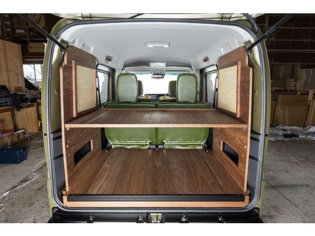 アトレー ＲＳ　クラフトプラスバンライフオリジナルカスタム・車中泊・ウォルナット・シートカバー・ドリンクホルダー・アシストグリップ・ＤＡＭＤ　Ｆｕｚｚ・ＢＲ－３３　ホイール・カロッツェリア７インチナビ・バックカメラ（25枚目）