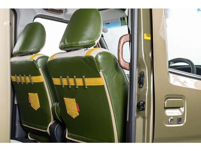 アトレー ＲＳ　クラフトプラスバンライフオリジナルカスタム・車中泊・ウォルナット・シートカバー・ドリンクホルダー・アシストグリップ・ＤＡＭＤ　Ｆｕｚｚ・ＢＲ－３３　ホイール・カロッツェリア７インチナビ・バックカメラ（27枚目）