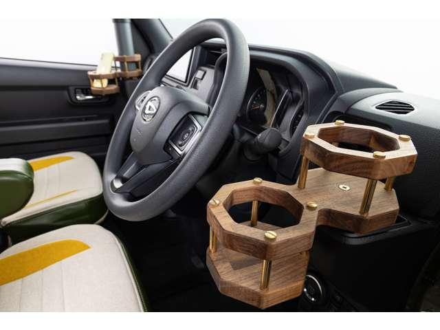 アトレー ＲＳ　クラフトプラスバンライフオリジナルカスタム・車中泊・ウォルナット・シートカバー・ドリンクホルダー・アシストグリップ・ＤＡＭＤ　Ｆｕｚｚ・ＢＲ－３３　ホイール・カロッツェリア７インチナビ・バックカメラ（39枚目）