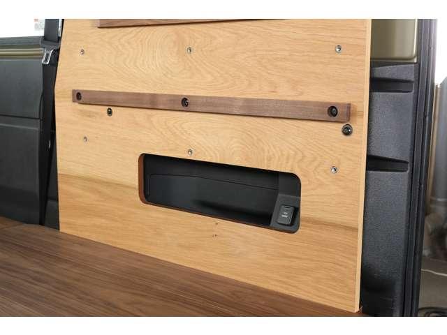 アトレー ＲＳ　クラフトプラスバンライフオリジナルカスタム・車中泊・ウォルナット・シートカバー・ドリンクホルダー・アシストグリップ・ＤＡＭＤ　Ｆｕｚｚ・ＢＲ－３３　ホイール・カロッツェリア７インチナビ・バックカメラ（47枚目）