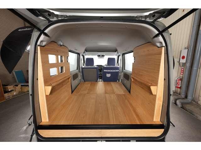 クリッパーバン ＧＸ　クラフトプラスバンライフオリジナルカスタム・車中泊仕様・オーク・カーゴキット・シートカバー・ドリンクホルダー・アシストグリップ・ダムド　ｌｉｔｔｌｅ　Ｄ・カロッツェリア７インチナビ・バックカメラ（37枚目）