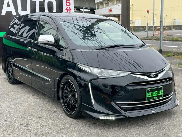 エスティマ アエラス　プレミアム　禁煙車　後期モデル　サンルーフ　ＴＲＤフルエアロ　両側電動スライドドア　純正９インチＳＤナビ　純正１２インチフリップダウンモニター　ハーフレザーシート　クルーズコントロール　パワーシート（16枚目）