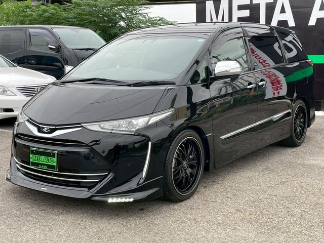 エスティマ アエラス　プレミアム　禁煙車　後期モデル　サンルーフ　ＴＲＤフルエアロ　両側電動スライドドア　純正９インチＳＤナビ　純正１２インチフリップダウンモニター　ハーフレザーシート　クルーズコントロール　パワーシート（18枚目）