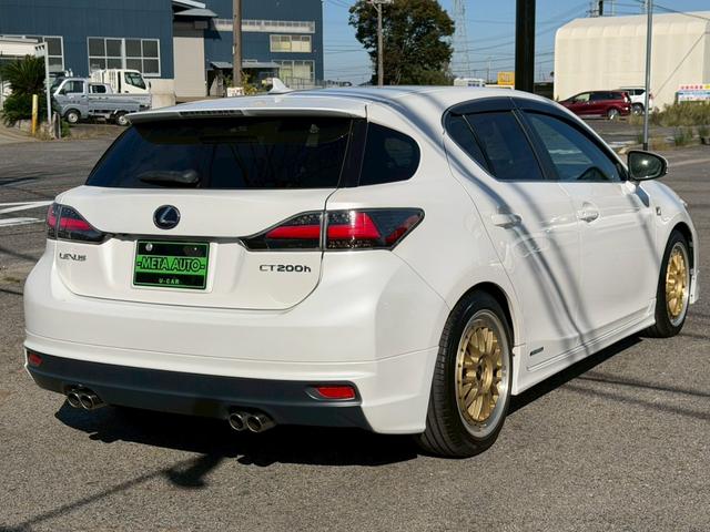 ＣＴ ＣＴ２００ｈ　Ｆスポーツ　ユーザー様買取車両　モデリスタフルエアロ　サンルーフ　ＢＢＳ１７インチＡＷ　クルーズコントロール　レザーシート　シートメモリー　バックカメラ　フルセグ　ローダウン　ミラー型ドラレコ　プッシュスタート（13枚目）